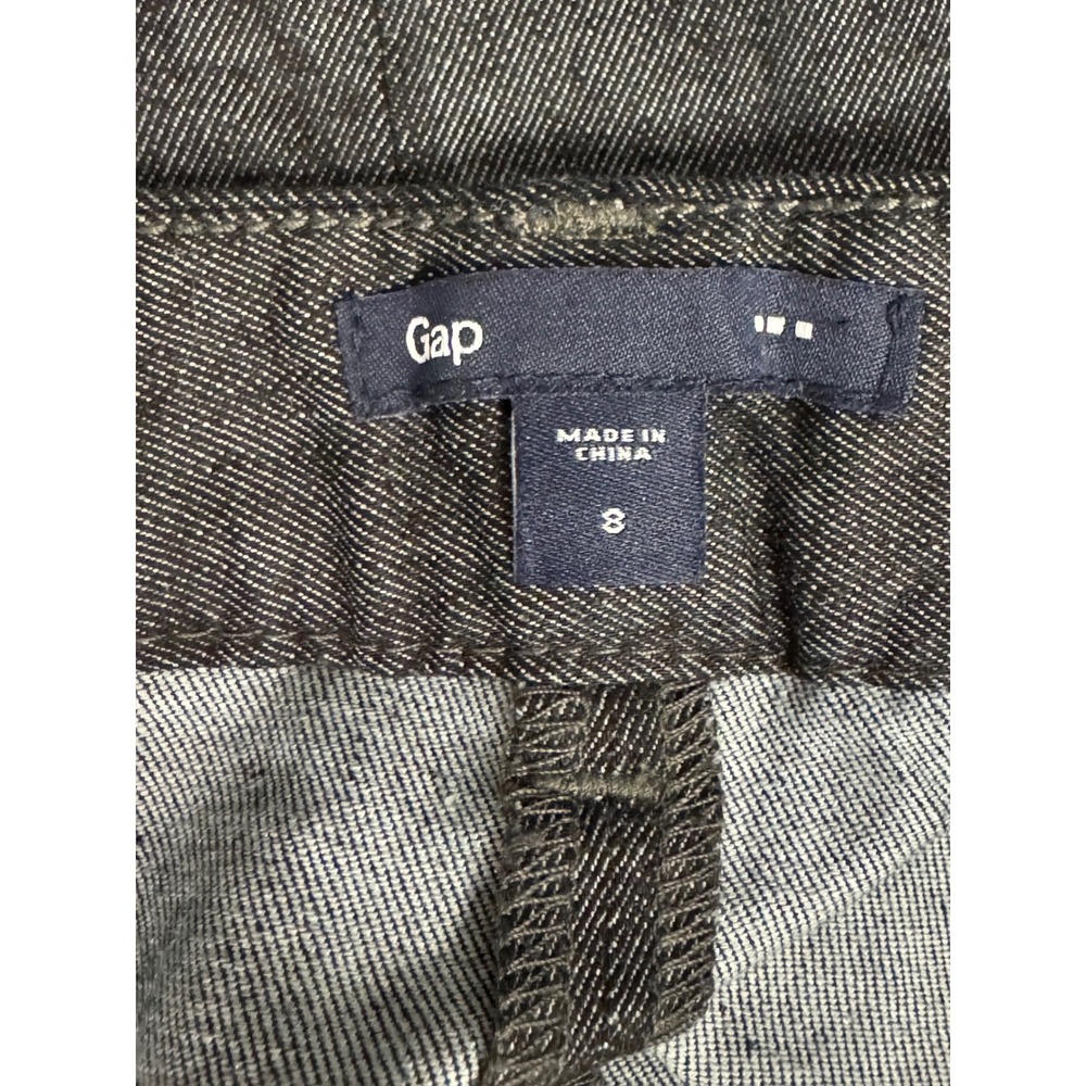 Gap Womens Skirt Size 8 Black Denim Mini Straight Career Casual - Picture 5 of 5
